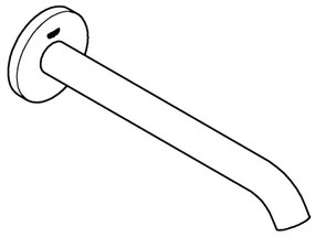 GROHE 13449001 - Scurgere pentru cadă ESSENCE, 221 mm, crom lucios