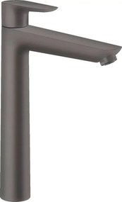 Baterie lavoar inalta Hansgrohe Talis E 240 cu ventil Pop-Up negru - crom periat