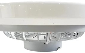 Plafonieră LED cu ventilator STAR LED/48W/230V + telecomandă