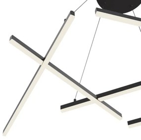 Lustră LED pe cablu Maytoni MOD016PL-L75B LINE LED/79W/230V negru