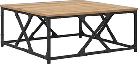 vidaXL Masă de cafea Stejar Artizanal 70 x 70 x 30 cm Lemn compozit
