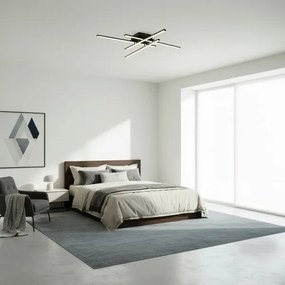 Brilagi - Plafonieră LED STRIPES LED/37W/230V neagră