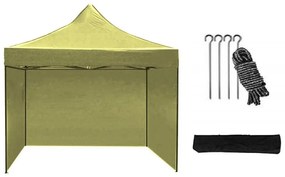 Cort pavilion 2x2 m bej All-in-One
