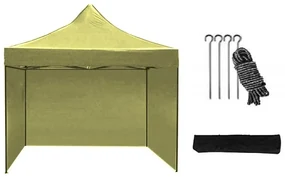 Cort pavilion 2x2 m bej All-in-One