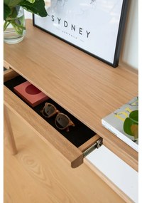 Masă consolă în culoare naturală din lemn masiv de stejar 12x110 cm Heart'n'Soul – UMAGE