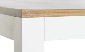 Masă dining din lemn de mango, natur, 10 locuri, cu picioare albe din lemn de acacia, 80 x 200 x 100 cm, „Selvik”