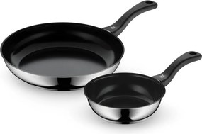 Tigăi cu suprafață ceramică 2 buc. din oțel inoxidabil ø 28 cm Devil – WMF