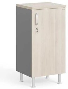 Dulap scurt Manager LUX 45 x 43 x 93 cm, dreapta, salcâm deschis / gri