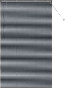 vidaXL Jaluzele venetiene Manual Gri închis 220 x 130 cm Aluminiu