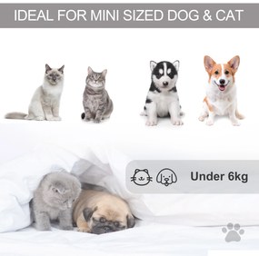 Cort pentru caini si pisici pana la 6 kg, 50x50x70 cm PawHut | Aosom RO