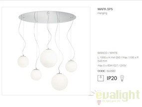 Lustra suspendata moderna MAPA BIANCO SP5 043562