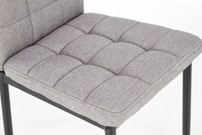 Scaun tapitat K292 gri - H 98 cm