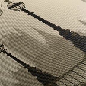 Tablou - Londra în ceață, Anglia (90x60 cm)