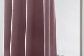 Draperie din catifea Culoare violet deschis, VELVET 140x250 cm Agatat: Inele metalice