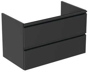 Dulap lavoar, 80x44x49 cm, negru Negru mat