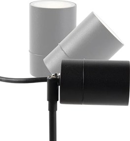 Spot inteligent modern negru IP44 incl. WiFi GU10 - Solo