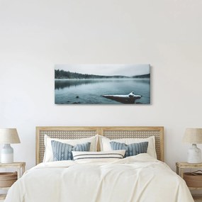 Tablou - lacul nordic înghețat (120x50 cm)