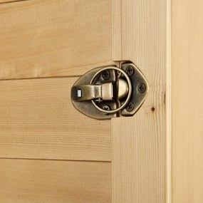 Infračervená sauna/tepelná kabína Nyborg S120K s keramikou, panelovým radiátorom a drevom Hemlock