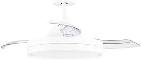 Lustra LED cu Ventilator si telecomanda NEVMA alb