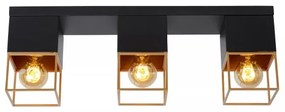 Plafonieră Lucide 21120/03/30 RIXT 3xE27/40W/230V negru