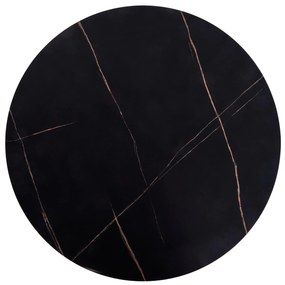 Masă de cafea Adrienne (marmură neagră + negru). 1039411