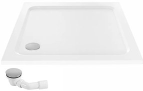 Cada pentru dus din acril Rea Belmond 80x80 alb