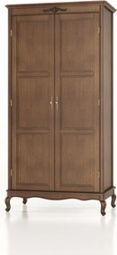 Dulap lemn masiv Seraphia 2 Uși, 105 × 62 × 207 cm - Vanilla