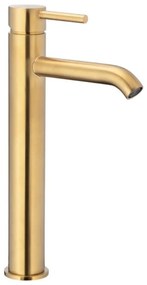 Baterie de lavoar + ventil KFA Armatura 5032-612-31 MOZA 33 cm auriu