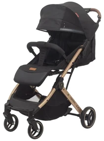 Carucior sport pentru copii, pliere compacta pentru avion cu sistem tip troller CPC-44-negru