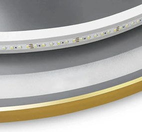 Oglindă LED 50cm MMJ BRUSH GOLD