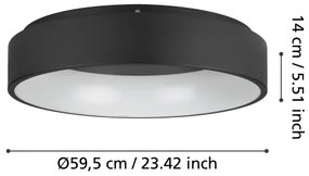 Plafonieră LED dimabilă Eglo 390051 MARGHERA LED/35,2W/230V 3000K