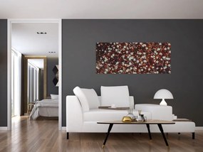 Tablou cu floare de nu mă uita (120x50 cm)