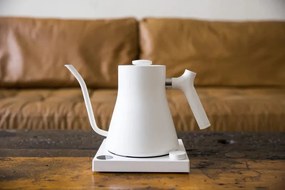 Fellow Ode + Stagg EKG alb | Rasnita electrica de cafea + Gooseneck ceainic