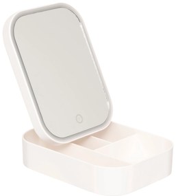 Oglindă cosmetică LED 2 în 1 LUMI cutie, 19,8 x 15 x 6 cm