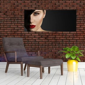 Tablou - Portretul femeii cu pălărie (120x50 cm)