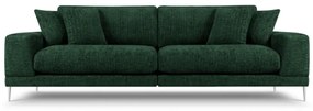 Canapea 4 locuri Jog cu tapiterie din tesatura structurala, verde