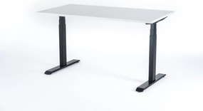 Viva Smart 2.0, Birou reglabil electric cu două motoare electrice - Standard - 1200x800x18 - Alb - Negru
