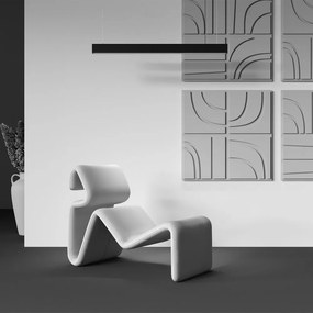 Lustra LED ajustabila design liniar tehnic BASIS negru