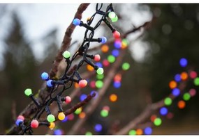 Eglo - Ghirlandă luminoasă LED de exterior pentru Crăciun BERRY MINI, 700 LED/8 funcții, 19 m, multicoloră, IP44