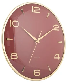 Karlsson 6017RD design ceas de perete roșu,diametru 40 cm