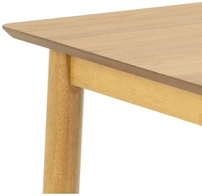 Masă de dining cu aspect de lemn de stejar 80x120 cm Barlow – Actona