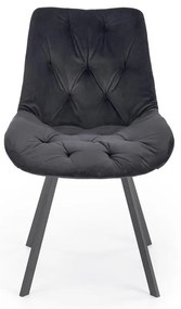 Scaun de bucaterie Ollie, negru