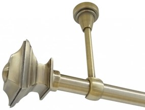 Galerie simpla prindere tavan fara inele VERDI 19 MM aur antic (Alege marime: 240 cm)