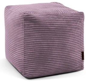 Fotoliu bean bag mov cu tapițerie din catifea reiată Up! MooG – SLOWDOWN