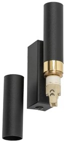 Aplică LAGOS 2xG9/3W/230V negru/auriu