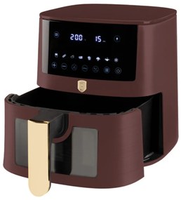 Friteuza cu aer cald, airfryer 8 L, fereastra vizibila Leonardo Collection Berlinger Haus BH 9606, cos mare