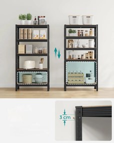 Raft metalic cu polite TAYLOR 5 polite 150x75 cm