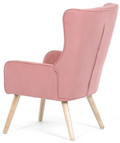 Fotoliu cu spătar înalt PINK2, roz