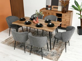Scaun Zane (grafit + negru). 1111309