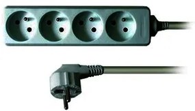 Cablu prelungitor 4Z - 3m, negru